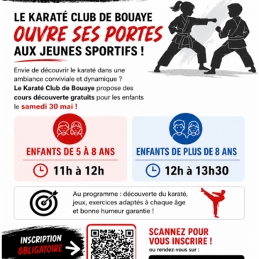 Cours Découverte – Samedi 30 Mai 2026